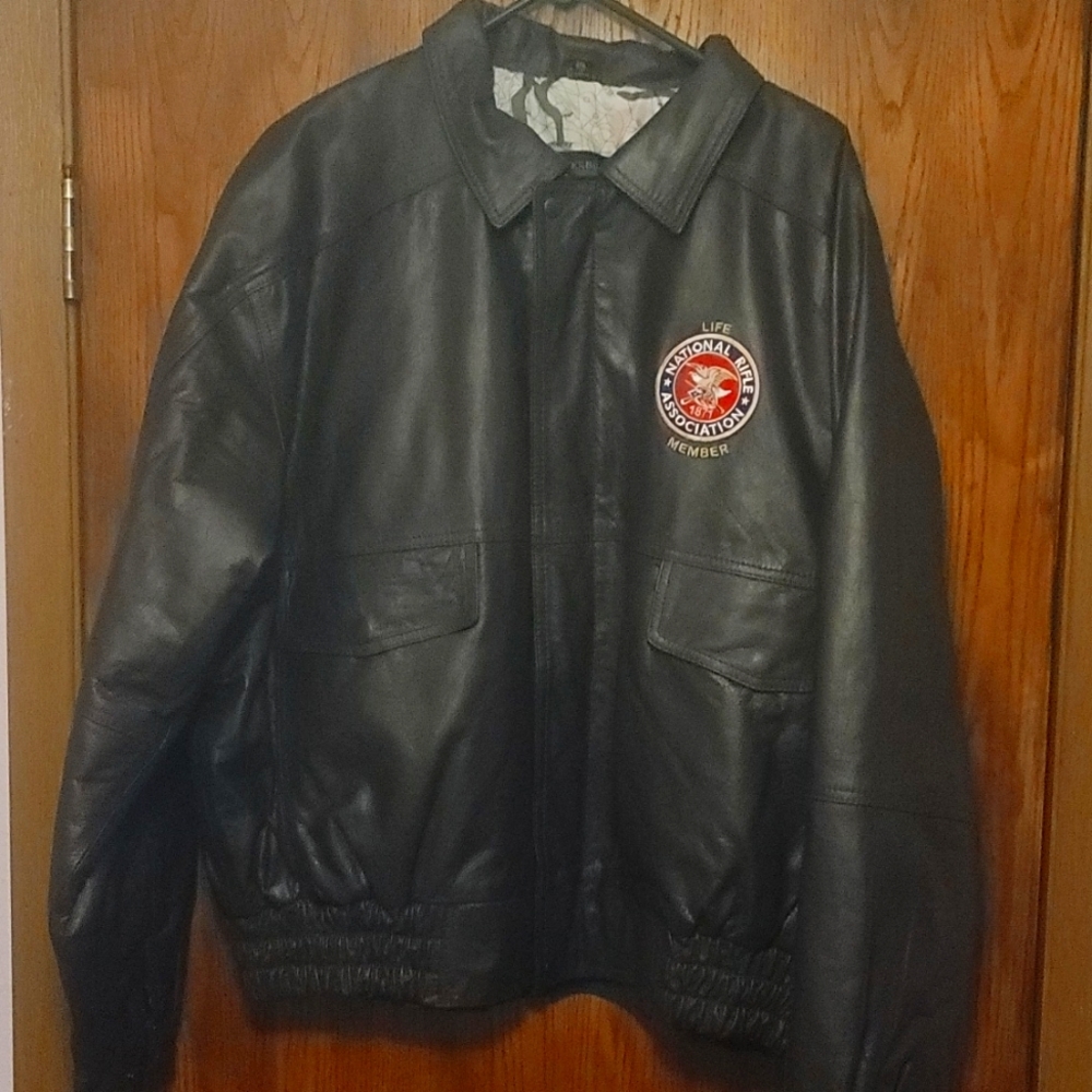 Burk's bay leather jacket